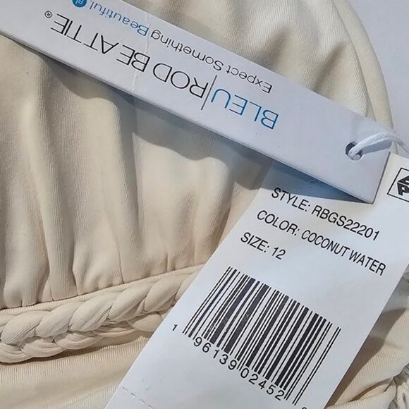 Bleu by Rod Beattie Braid-Trim Empire One-Piece Swimsuit - Picture 7 of 10